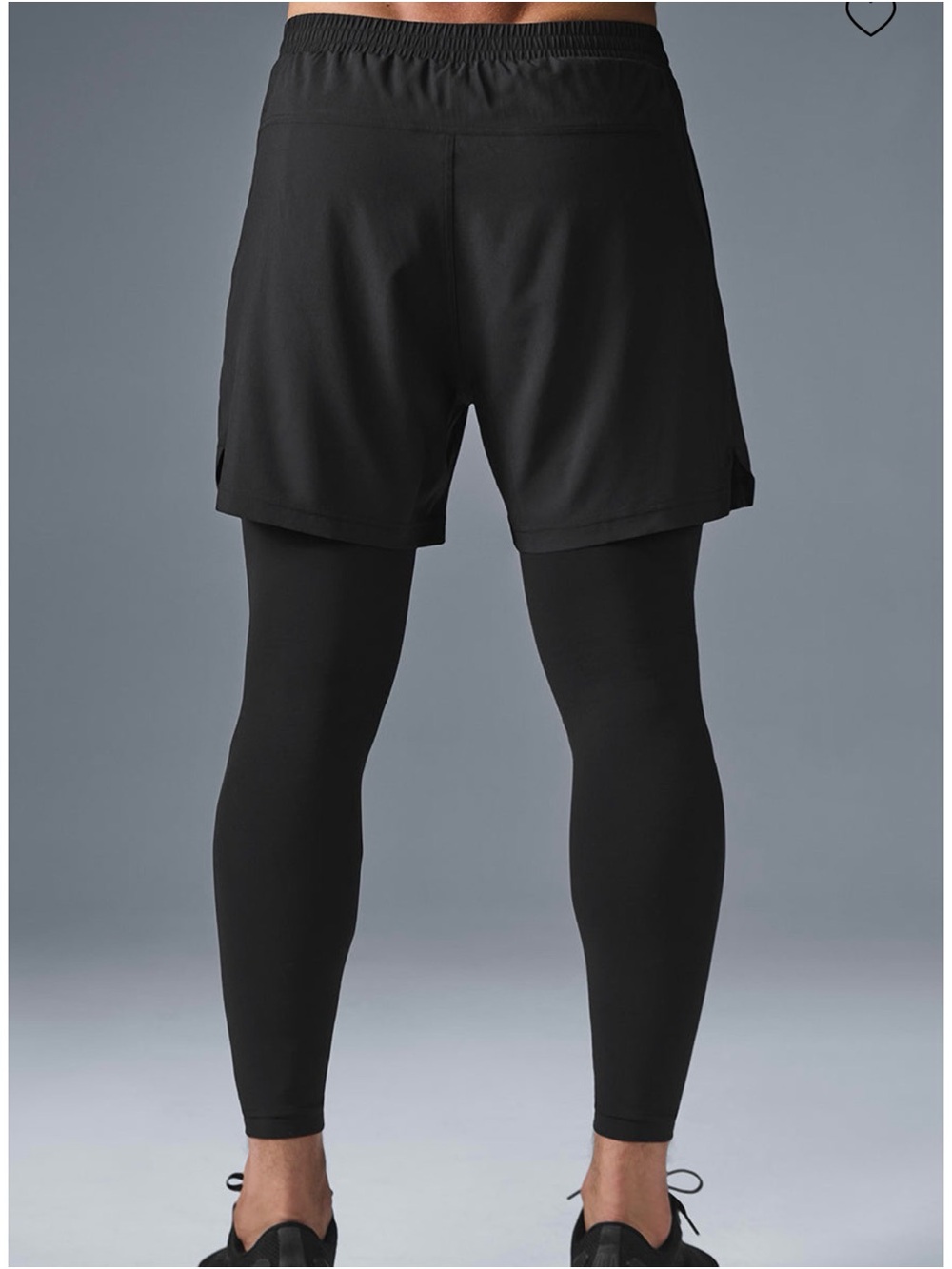 02. ALO revival 2‑in‑1 Athletic Shorts with Compression Tights - Picture 2 of 2